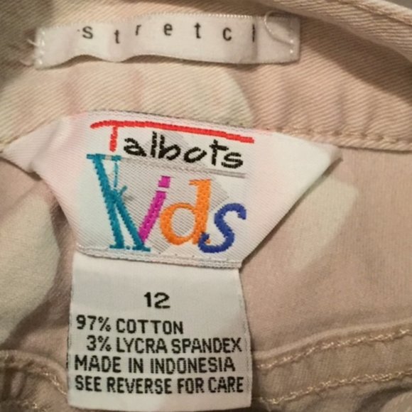 Talbots Kids, Girls pants , tan, 12 - Picture 4 of 5